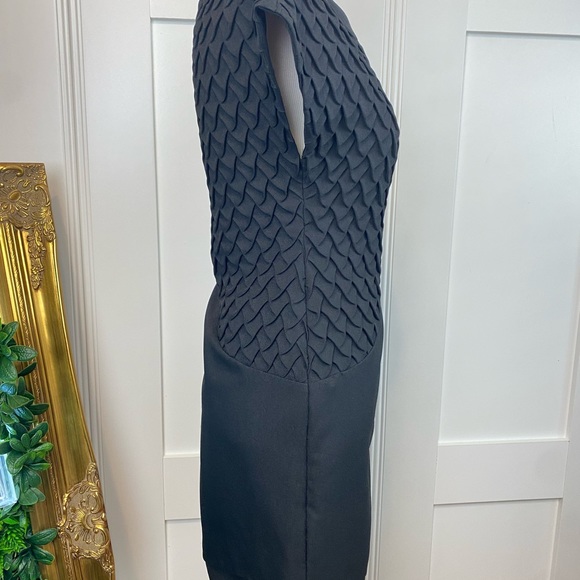 ALI RO Black One Shoulder Cocktail Dress | Sz 4 - Picture 3 of 10